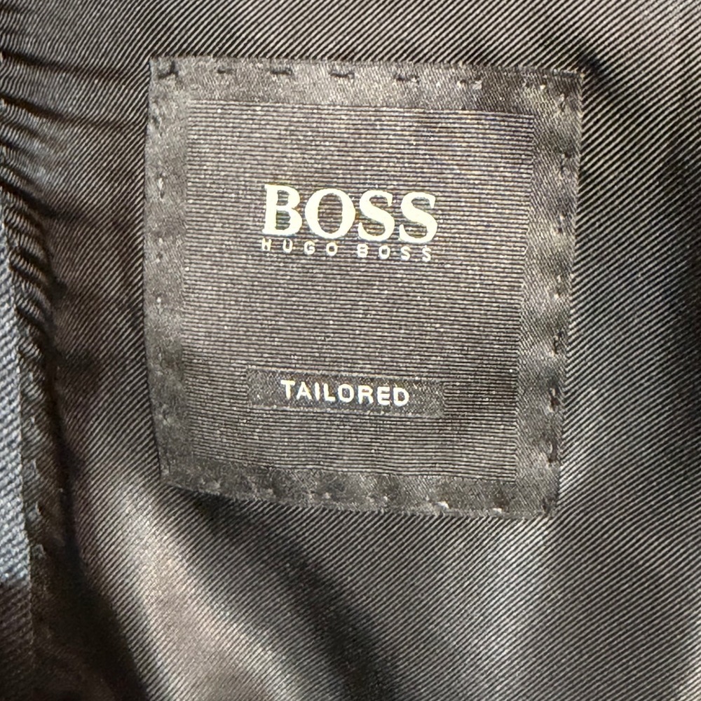 Hugo Boss Tailored Shawl‎ Lapel Dinner Jacket – 40R – Black/Silver - Picture 4 of 11